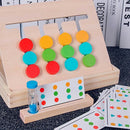 Early Education Mathematics Color Matching Toys Children's Wooden Toys 4 Co