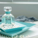 Iron Snacks Platter Jewelry Cosmetics Display Organizer Tray Blue Square S
