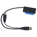 Dual USB 3.0 to SATA Converter Adapter for 2.5" Hard Drive Disk HDD SATA SSD