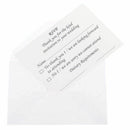 50pcs wedding banquet RSVP reply card with envelope X1Y9