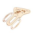 Single Coil Pickup Frame Mounting Rings+Pickguard for ST Electric Guitar