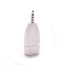 3.5mm Male AUX Audio Plug Jack to USB 2.0 Female Converter Adapter Plug .