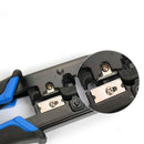 Ratchet Crimping Tool Stripping Plier RJ45/22/11 Crimper Cutter Blue, Black
