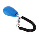 1pc Pet Trainer Pet Dog Training Adjustable Sound Key Chain Clicker(Blue) A