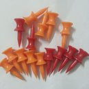 Pack 100Pcs 31mm 1.2" Plastic Golf Step Castle tees bulk Golfer Accessories M&O