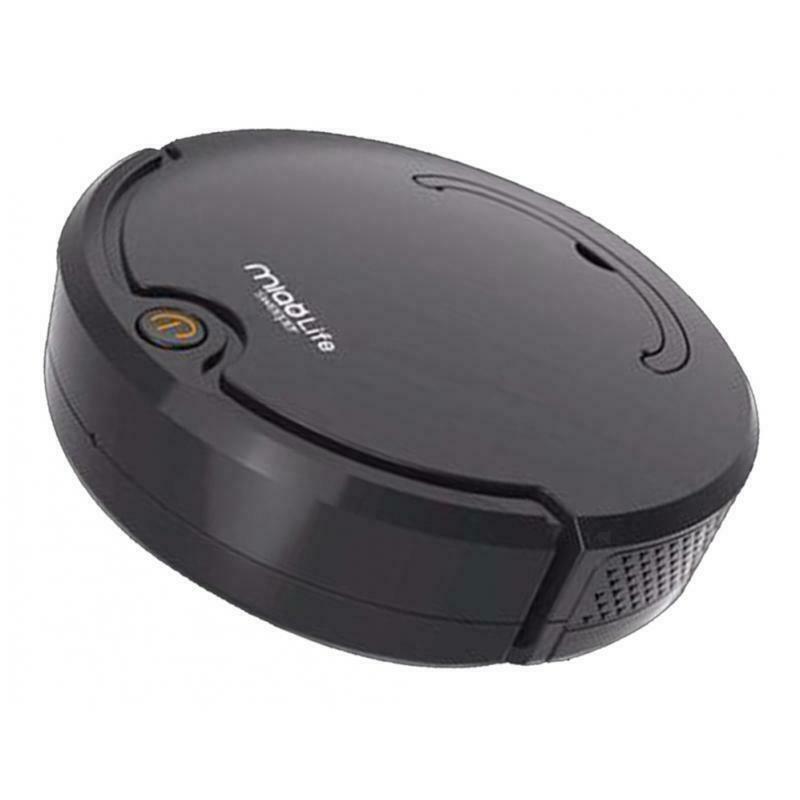 Vacuum Cleaner Strong Suction Robotic Vacuum Household Cleaning Hair Black