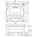 TM618H Auto Cycle Timing Controller Weekly Programmable Timer Switch (12V)