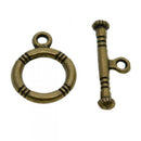 50 Set Round Toggle Clasps Bracelet Necklace Jewelry OT Clasps DIY Crafts