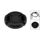 Univeral 37mm Center Pinch Front Lens Cap for DSLR Camera C2L9