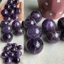 Natural Fantasy Amethyst Quartz Craft Sphere Crystal Fluorite Ball Healing B9N5