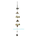 Peacock Wind Chime Tubes Bells Rustic Hanging Ornament Home Garden Decor Gift