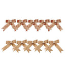 Christmas Bow, 4.72 Inch Long 3.54 Inch Wide,5 Pcs Holiday Christmas Decora