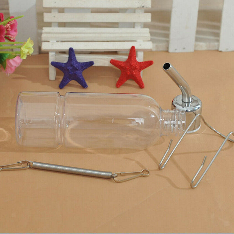 2pcs Pet Dog Hamster Hanging Bottle Auto Feeder Water Dispenser
