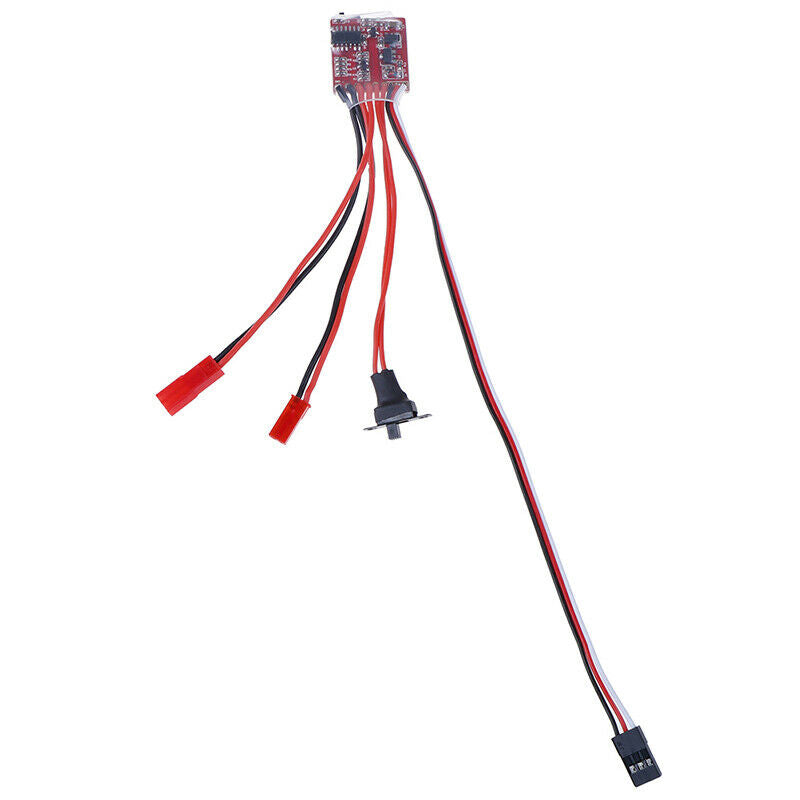 1Pc RC ESC 20A Brush Motor Speed Controller with Brake for RC Car Boat TankJ Gw