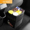 Car Trash Can With Lid,Car Trash Bag Hanging For Headrest With 3 Storage Po Q8G9