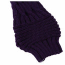 Gloves Braided Knitted Oversleeve Hand Arm more Hot Fingerless Gloves (Purp Y5A8