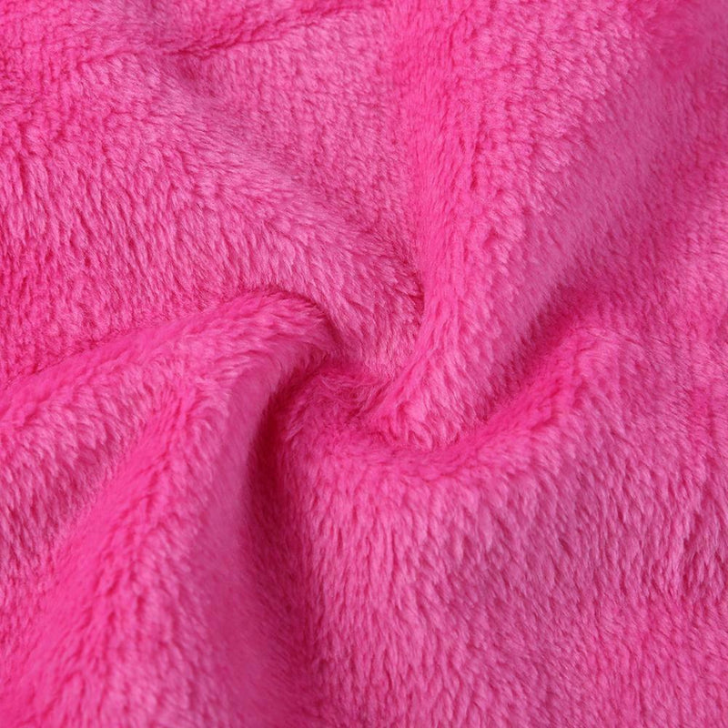 Chemical-free Cosmetics Makeup Remover Face Cloths Soft Clean Towel (Rose)