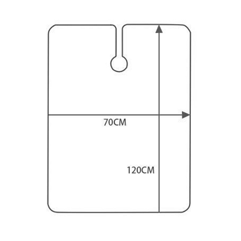 Large Barber Salon Gown Hair Cutting Cape Hairstylist Apron Nylon 120x70cm