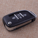 3-Button Folding Flip Key Shell Remote fit for Peugeot 406 408 307 308 107 207