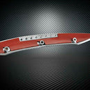 Motorcycle Abs Chrome Rear Trunk Accent Handle Bowl Trim Strip Fairing Cove