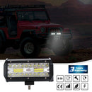 7 Inch Led Light Bar 1Pc 400W Offroad Driving Lights Led Pods Spot Flood Co