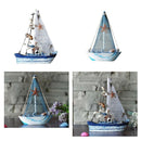 2Pcs Nautical Decor Mediterranean Wood Ornament Home Tabletop Party Decor E