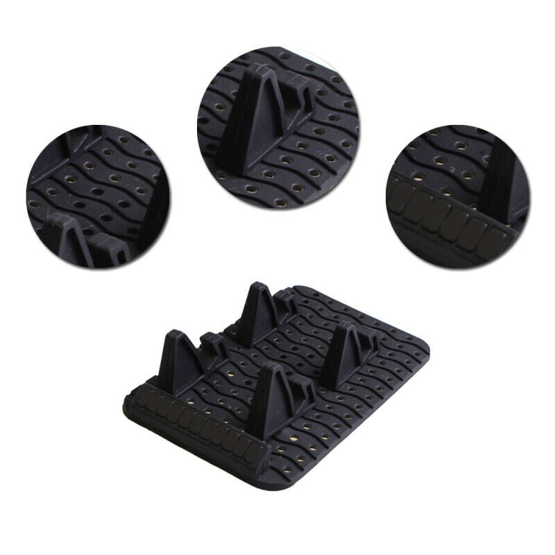 Car Ornament Silicone Automobiles Dashboard Anti Slip Mat Double-sided Pad