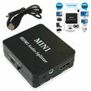 HDMI Audio extractor Splitter to 5.1 with Converter Stereo SPDIF + Cable TOSLINK