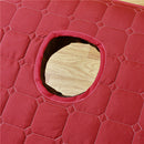 2pcs SPA Massage Table Mattress Beauty Facial Bed Sheet Pad 75x28inch  Gray Red