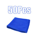 50Pcs 30x30cm Car Cleaning Towel Microfiber Highly Absorbent LINT-Free
