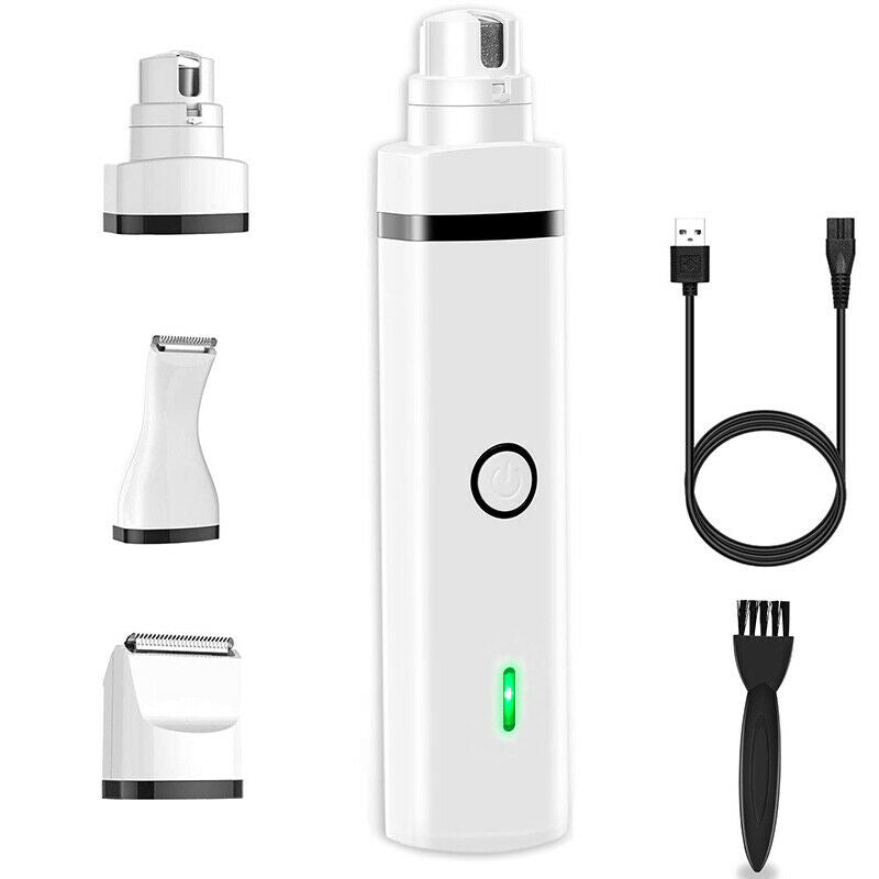 Dog Nail Grinder Dog Clippers 3 in 1 Kit,2 Speed Electric Dog Nail Trimmer