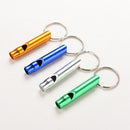 2X Survival Whistle Emergency Alert Whistle with Key Chain Hiking Campings LJ