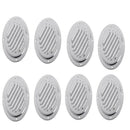 8pc 4" Round Stainless Steel Louvered Vent Grill Cover Air Marine Boat Vent
