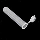 10pcs 10ml Plastic Graduated Cylinder Centrifuge Tube Laboratory Test with Lid