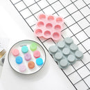 9 Cavities Cylindrical Mold Handmade Soap Silicone Mold DIY Cake Chocolate Cr Gw