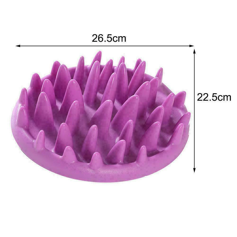 Gulping Feeders Bowls Catch Interactive Hard Silicone New Kitten Food Slow X4G5