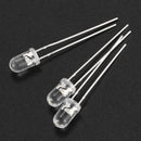 1000pcs F5 5MM White Color White Light Round Super Bright LED Lamp AL W8B2