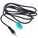 1Pcs 3.5mm jack aux input adapter audio cable for clio mega-OZ