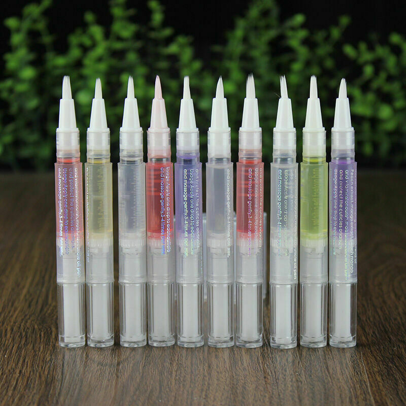 12x Mix Taste Cuticle Revitalizer Oil Pen Nail Art Nail-Care-Manicure Treat S3P3