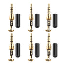 6Pcs Universal 3.5mm Male Plug Adapter Headset Cable Wire Connector Head