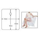 150x PE Disposable Hair Cut Cape Gown Salon Hairdresser Barber Capes Gowns