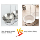 Stainless Steel Spoon Rest Holder,Long Handle Vertical Saving Soup Ladles H Q6U5
