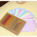 27x/Lot Scrapbook Masking Stickers Tape Craft Pack Decorative Labelling BX