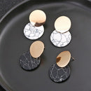 Fashion Earrings Female Round Pendant Earrings Metal Charming Bohemian Styl