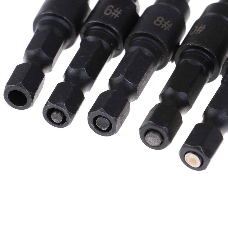 1 Set hss countersink drill bit set reamer drill woodworking chamfer 5-12mm JR