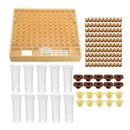 131pcs Bee Queen Rearing Cupkit Box System Beekeeping Tool Cell Cup Cage Ki X3M2