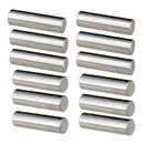 12pcs Alnico 5 Humbucker Pickup Polepiece Magnet Slug Rods 15mm