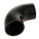 73mm/2.97" 90 Degree Elbow Silicone Turbo Hose Pipe Bend Intercooler Pipe Black