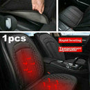 1x Black Universal Car Heated Seat Cushion Hot Cover Auto 12v Pad Warmer He J5X4