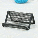 Metal Wire Business Card Stand Holder Rust Prevention Office Supplies. Desk K6X4
